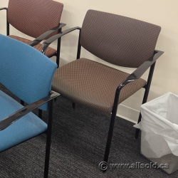 Steelcase Player Brown Fabric Office Guest Chair